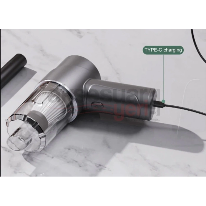 Toptan Araç İçi Şarjlı Süpürge - Toptan Araç İçi Süpürge Şarjlı Çift Fonksiyonlu