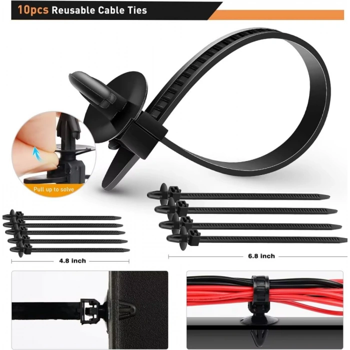 Oto Araç Klips Sekman Seti Pense Ve Trim Sökme Aparatlı Lüks Kutulu 725 Ad.