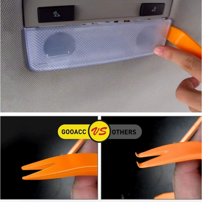 Oto Araç Klips Sekman Seti Pense Ve Trim Sökme Aparatlı Lüks Kutulu 725 Ad.