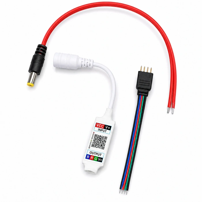 Toptan 12 Volt RGB Şerit LED Kontrol Modülü Telefon Uygulamalı Bluetooth Konturol