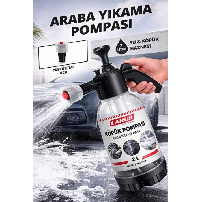 Toptan 2 Litre Basınçlı Köpük Pompası Araç Yıkama Köpük Püskürtme Pompası
