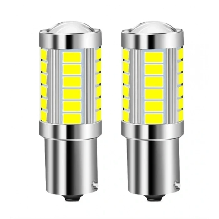 Toptan 93 Led 12V Smd Mercekli Beyaz Renk Tek Duy