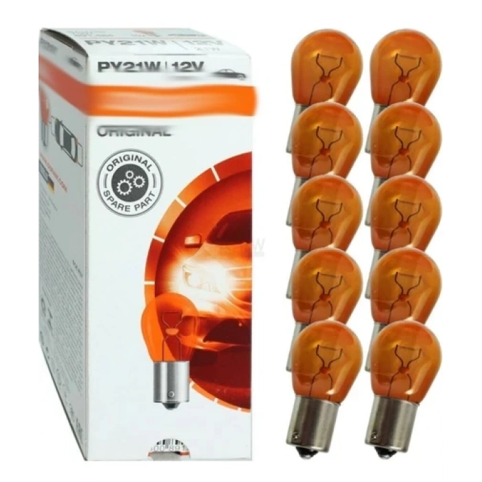 Toptan 93 Tip Tek Duy Turuncu Sinyal Ampülü 12v Yakın Tırnak Turuncu Renk