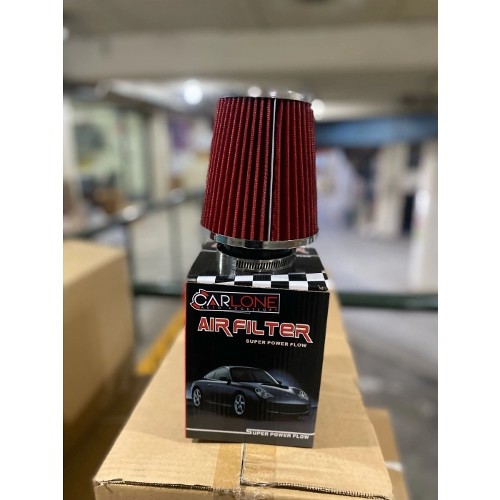 Toptan Açık Hava Filtresi 63mm Dar Tip Kırmızı Renk