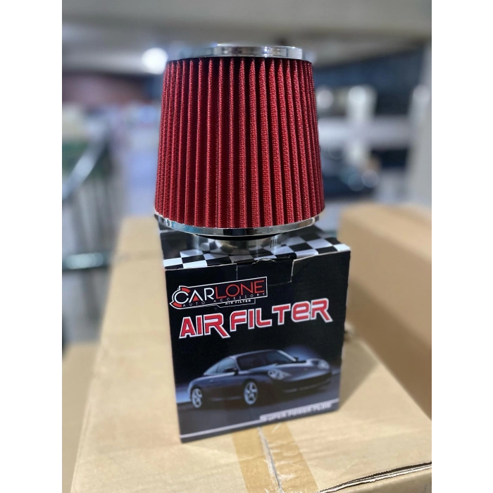 Toptan Açık Hava Filtresi 7.6cm Geniş Tip Kırmızı Renk