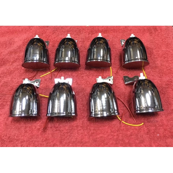 Toptan Anti Far Lamba Kırmızı camlı 1 Adet Düğmeli