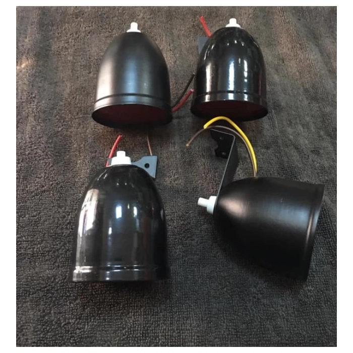 Toptan Anti Far Lamba Kırmızı camlı 1 Adet Düğmeli