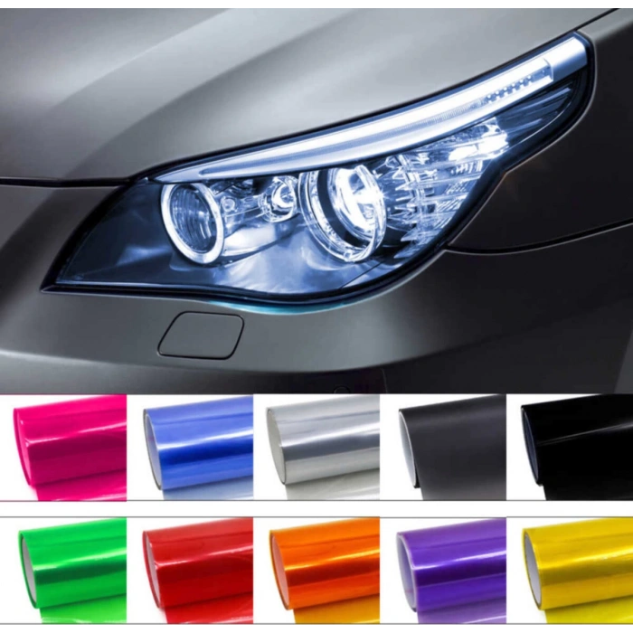 Toptan Araç Far Filmi 10mx30cm Uzunluk Renk Seçiniz