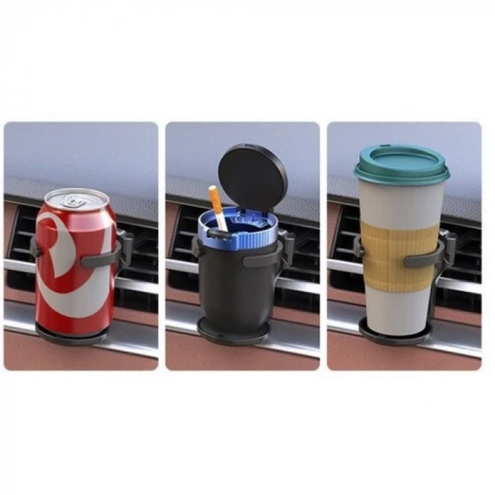 Toptan Araç İçi Katlanabilen Bardaklık- Bardak-Küllük Tutucu