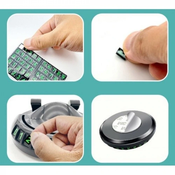 Toptan Araç İçi Telefon Tutacağı Döner Başlık Numaratörlü CM225