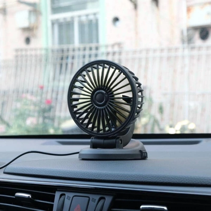 Toptan Araç İçi Vantilatör Tek Başlıklı 12volt