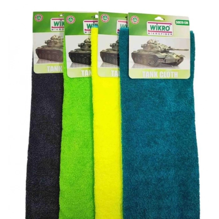 Toptan Araç Yıkama Kurulama Bezi Tank Modeli 50x70cm Lüks