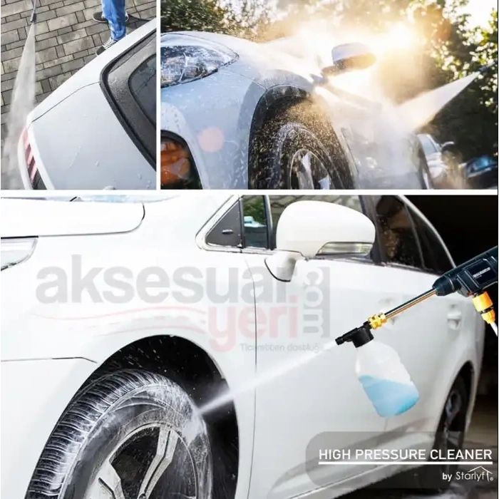 Toptan Araç Yıkama Tabancası Şarjlı Akülü Basınçlı Yıkama İlaçlama Vs.