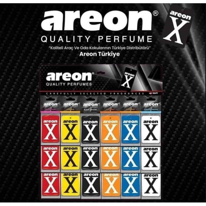 Toptan Areon 72 Li Display Set Stand X Kağıt Asma Koku