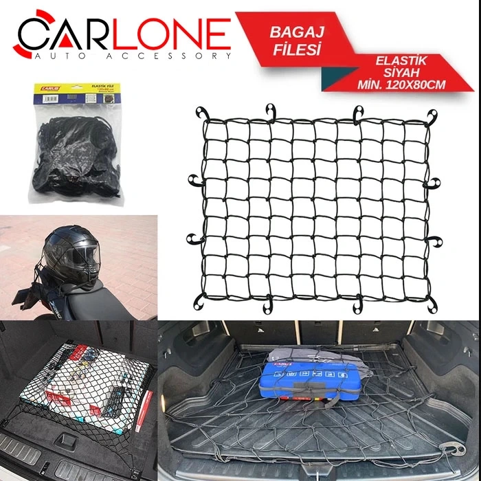 Toptan Bagaj Filesi Elastik Büyük 120x80cm