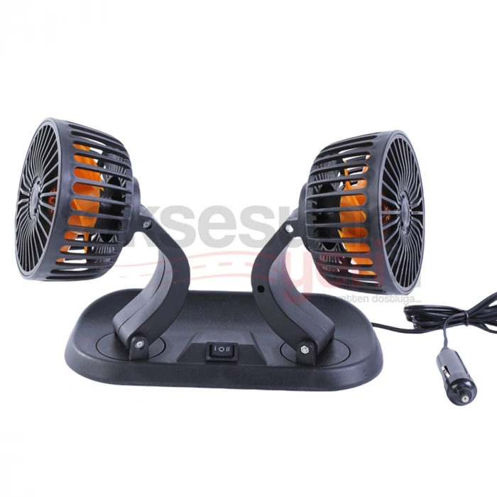 Toptan Çift Başlı Vantilatör 5 inch 24volt Kamyon Grubu Vs Ticari