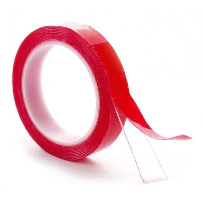 Toptan Çift Taraflı Bant Silikon Şeffaf Renk Güçlü Yapışkan