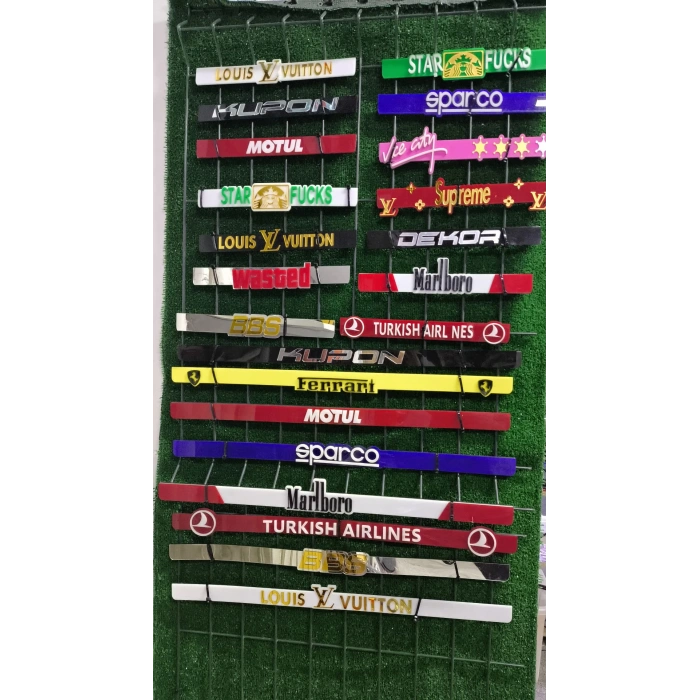 Toptan Dekor Motor Motosiklet Plakalık Lazer Kesim Gövde Dahildir 1 Adet