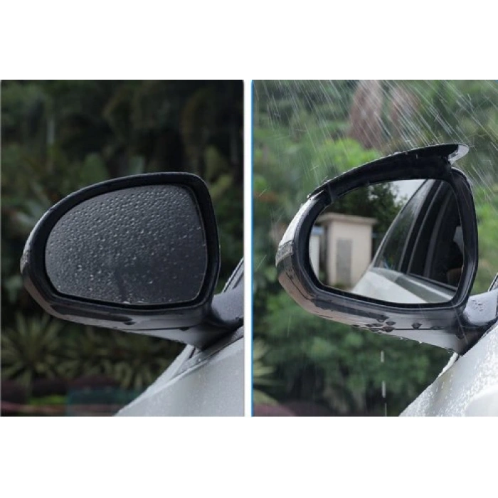 Toptan Dikiz Aynası Yağmur Siperliği Yağmur Kar Koruyucu Carbon Desen 2 Adet