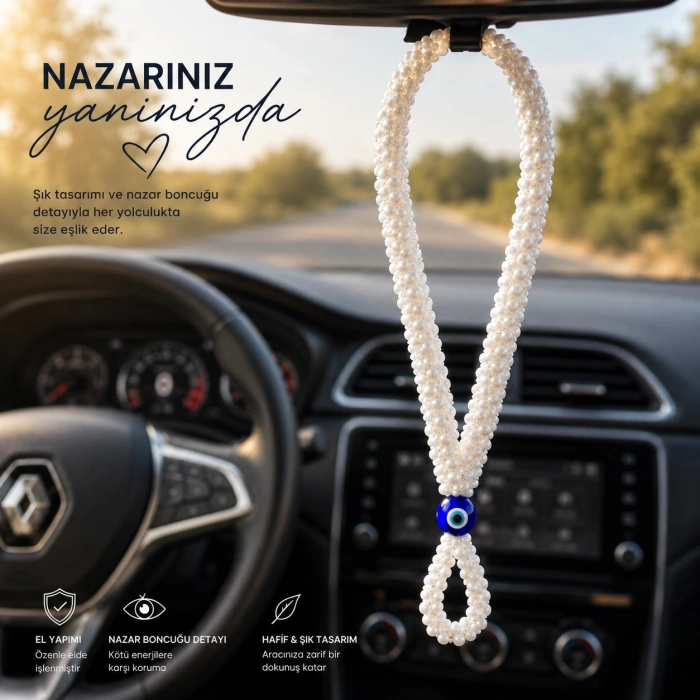Toptan El Yapımı Nazar Boncuklu 17 Cm Sallama