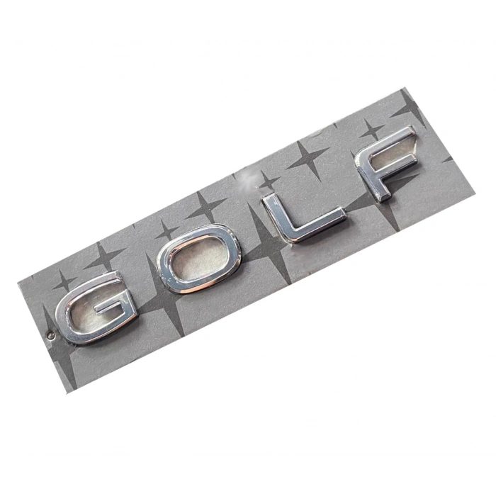 Toptan Golf Bagaj Yazısı Krom Yeni Tip Ayrık Yazı Model