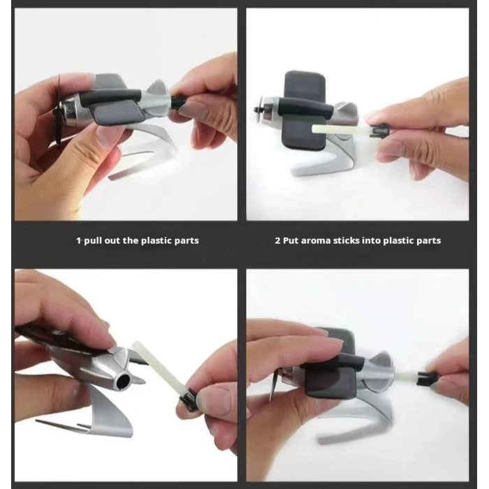 Toptan Güneş Enerjisi İle Çalışan Uçak Temalı Oto Koku Solar