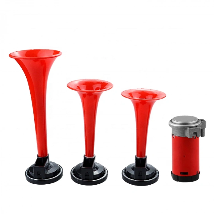 Toptan Havalı Korna 3 Borulu Kendinden Kompresörlü Falafala ÇiçekAbbas Kornası 12V