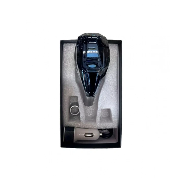 Toptan Işıklı Momo Tip Kristal Vites Topuzu Şarjlı