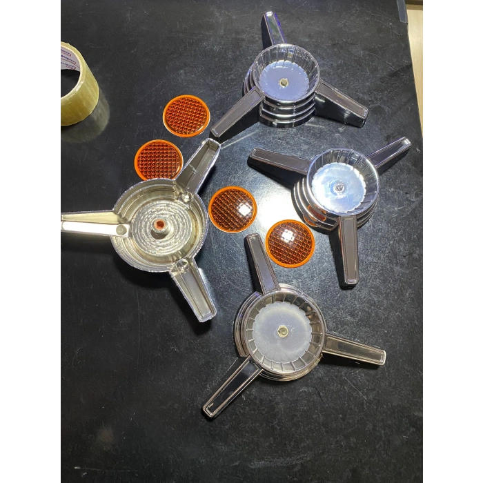 Toptan Jant Kapak Fırfırı / 4 Adet Takım / Jant Kapağı Fırfırı / Krom Kaplı Plastik Malzeme