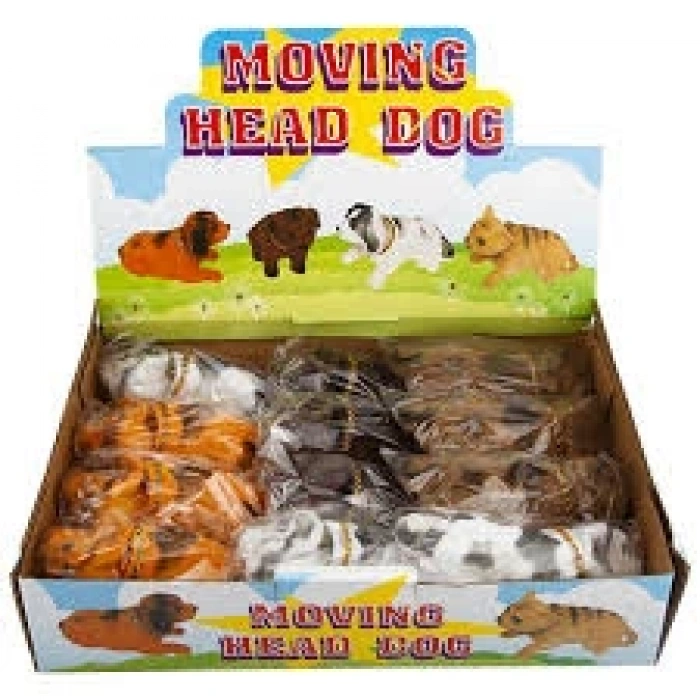 Toptan Kafa Sallayan Köpek - 4Renk -Kutu İçi 12 Adettir