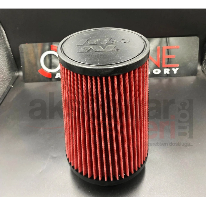 Toptan K&N Kn Performans Artırıcı Açık Hava Filtresi 10cm Huni Tip Kırmızı Renk - Yüksek Performans