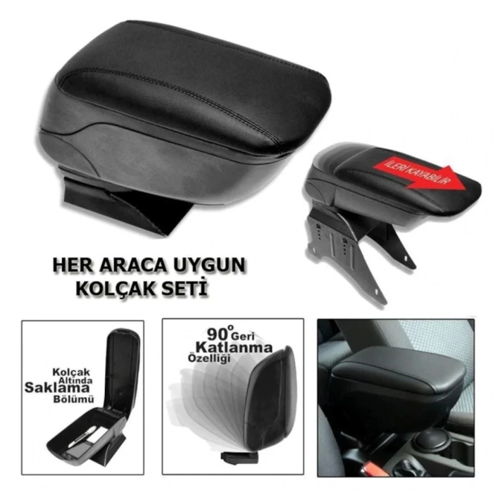 Toptan Kolçak Kol Dayama Araç İçi Kolçak Düz Renkler
