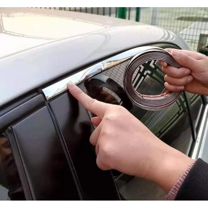 Toptan Krom Şerit Çıta Bantlı 12mm (1.2cm) Rolu 1 Top 100Metredir