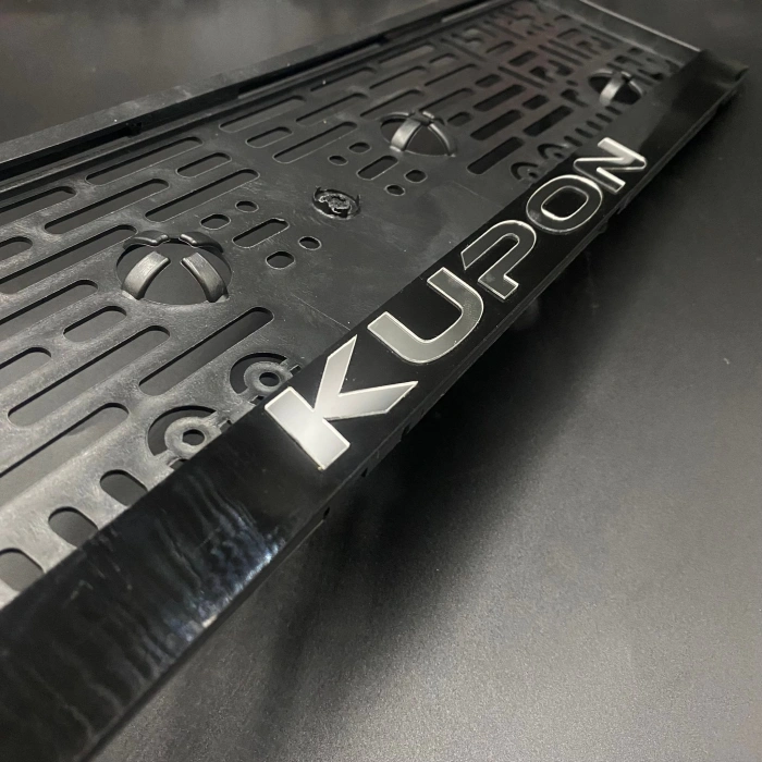 Toptan Kupon Yazılı Plakalık Pleksi Takmatik 1 Adet