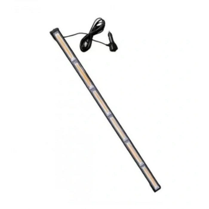 Toptan Led Bar Turuncu Renk 6sıra Cob Led 90cm Çakarlı Modlu