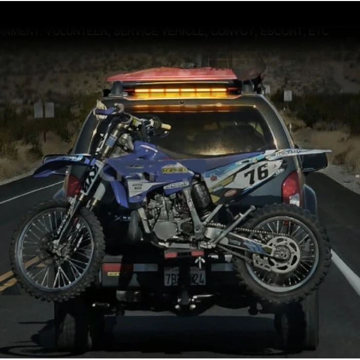 Toptan Led Bar Turuncu Renk 6sıra Cob Led 90cm Çakarlı Modlu