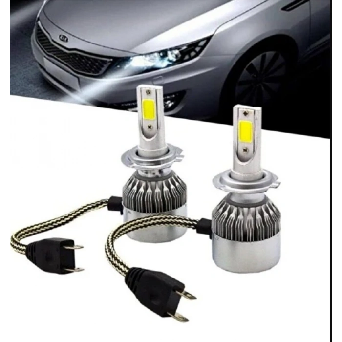 Toptan Led Xenon Beyaz C6 Kasa Tek Devreler