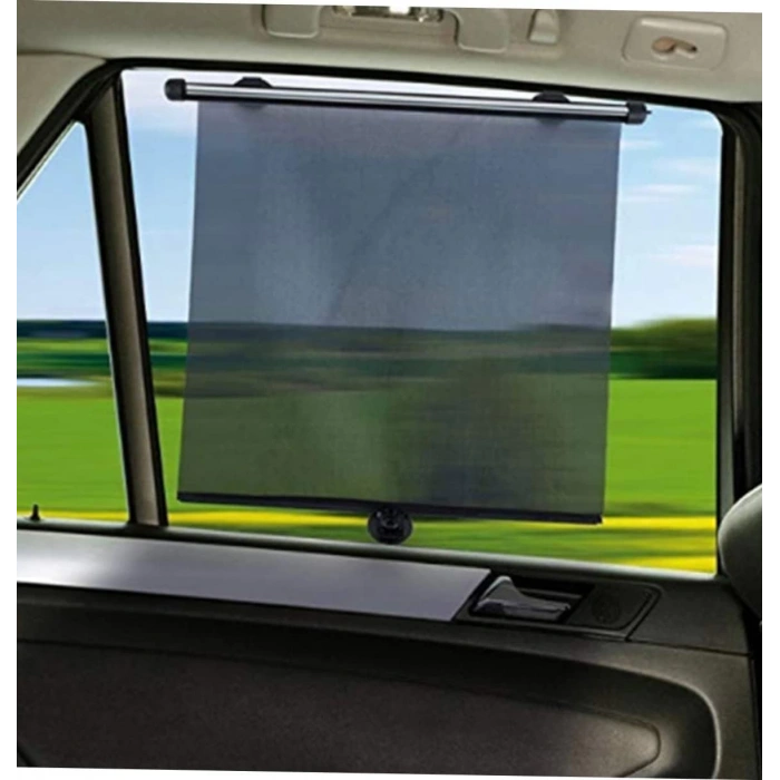 Toptan Makaralı Otomatik Yan Cam Perde 2Li 40x45cm Güneşlik