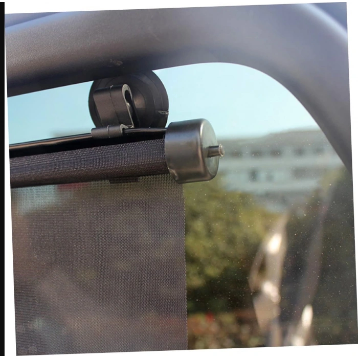 Toptan Makaralı Otomatik Yan Cam Perde 2Li 40x45cm Güneşlik