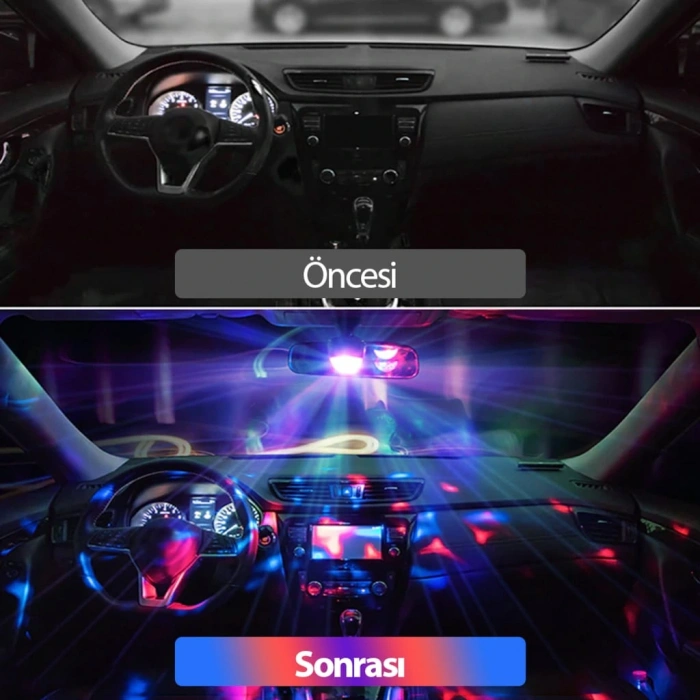 Toptan Mini Usb Çıkışlı Disko Topu Sese Duyarlı