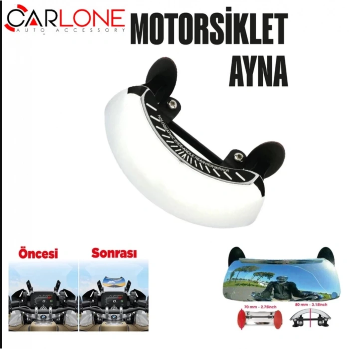 Toptan Motosiklet Kör Nokta Aynası Geniş Açı Dikiz Aynası