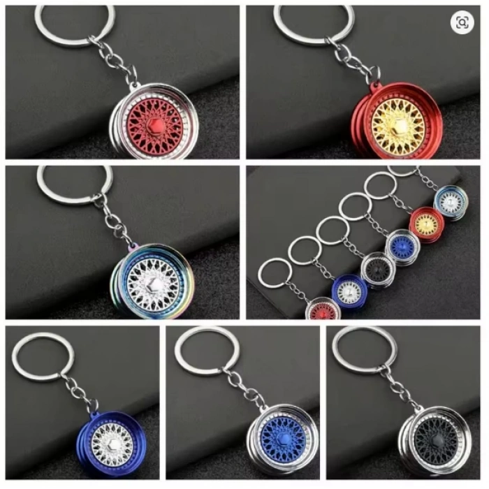 Toptan Oto Anahtarlık BBS Jant Tip Model Metal Anahtarlık