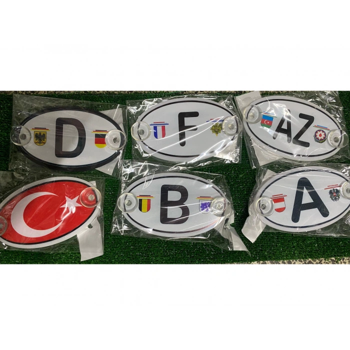 Toptan Oval Arma Vantuzlu Harf Pleksi Ürün