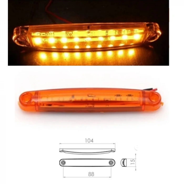 Toptan Parmak Led 9 Ledli 12-24v Renk Seçiniz