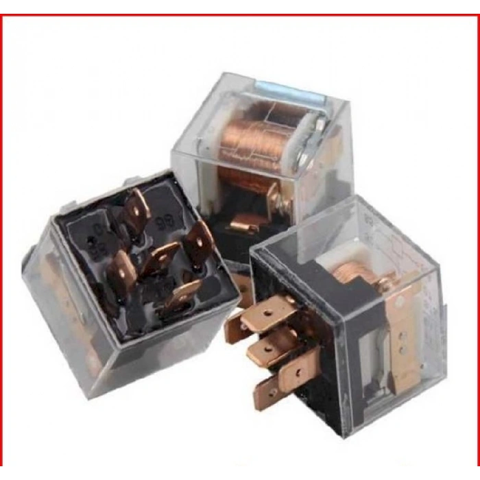 Toptan Role 12V 40A 5 UÇLU SU GEÇİRMEZ IŞIKLI ŞEFFAF MERİT(ADET)