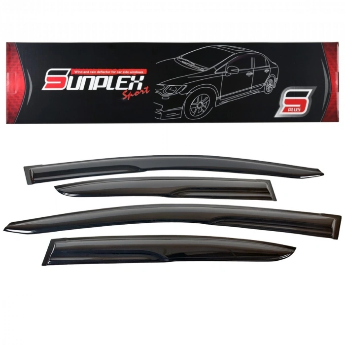 Toptan Sunplex Cam Rüzgarlığı Siyah Mugen Tip