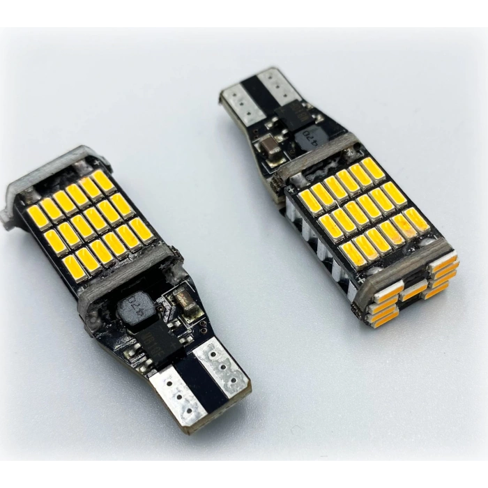 Toptan T15 Led Turuncu Ampül 12V