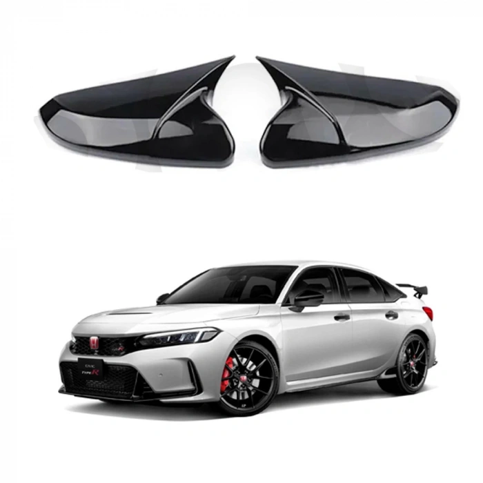 Toptan Yarasa Ayna Kapağı Parlak Siyah