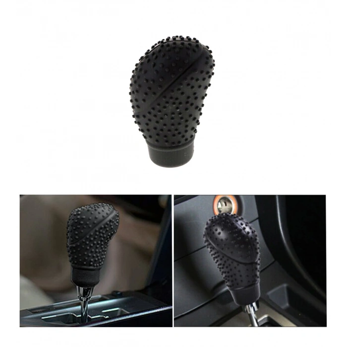 Toptan Silikon Vites Topuzu Masajlı Dik Model Siyah