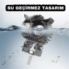 Toptan Baykuş Mercekli Çakarlı Sis Farı-Çift Renk ve 4 Farklı Mod-50W Metal Gövde(TEKLİ)